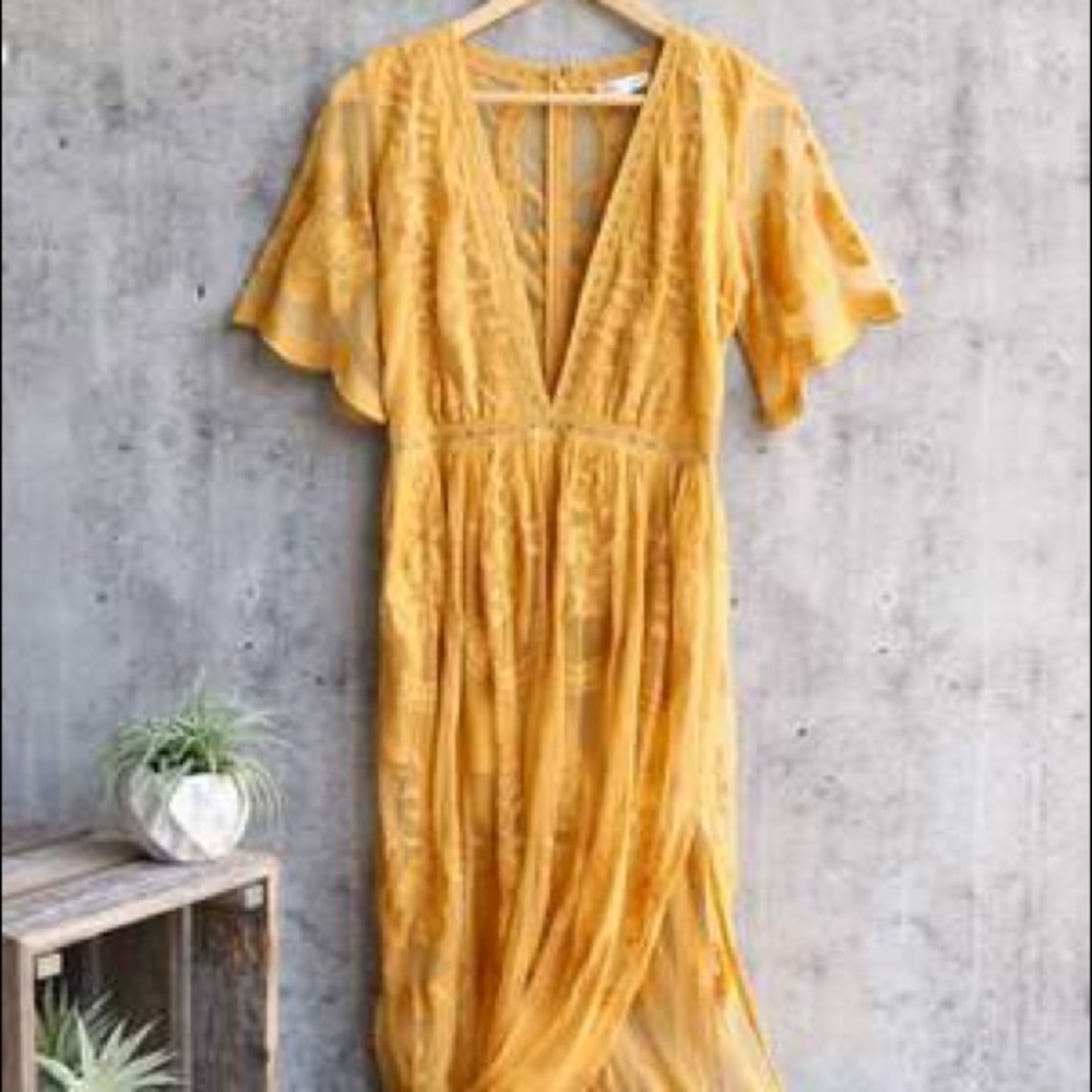 Mustard Yellow Romper Dress